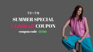 【7/1〜7/9】オンラインショップ全品対象！￥1,000オフクーポン