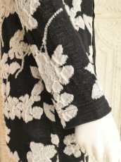 画像12: ニットふくれフラワージャガード　ジャケット (12)