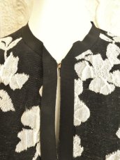 画像9: ニットふくれフラワージャガード　ジャケット (9)