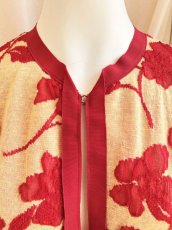 画像4: ニットふくれフラワージャガード　ジャケット (4)