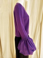 画像9: ウールカシミヤ　ニットショートカーディガン  (9)