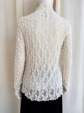 画像7: 花モチーフストレッチレース  (7)