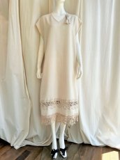 画像1: LINEN/Peオックス　ワンピース (1)