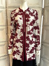 画像6: ニットふくれフラワージャガード　ジャケット (6)