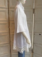 画像2: ペイントリネン　ブラウス  (2)