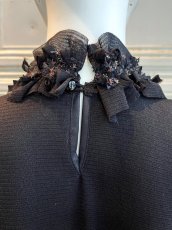 画像5: Pe/Wチュール スタンドネックフリル  (5)