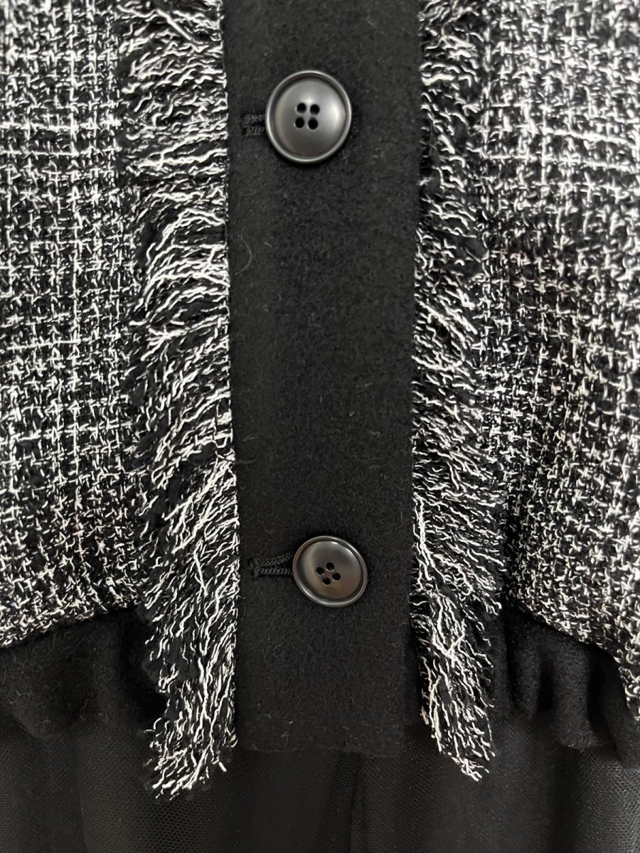 画像5: モノトーンツイード　ブルゾン  (5)