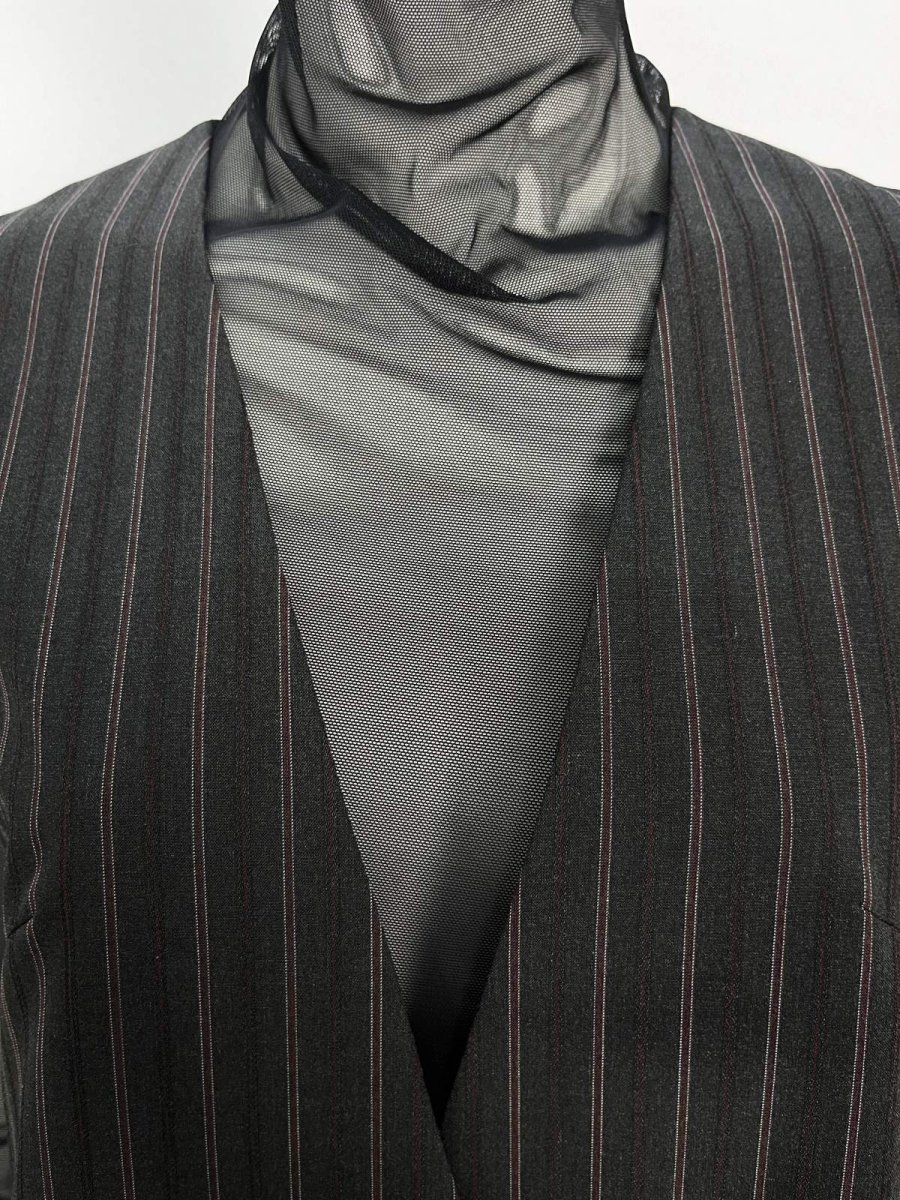 画像9: ストレッチストライプ　ジレ  (9)