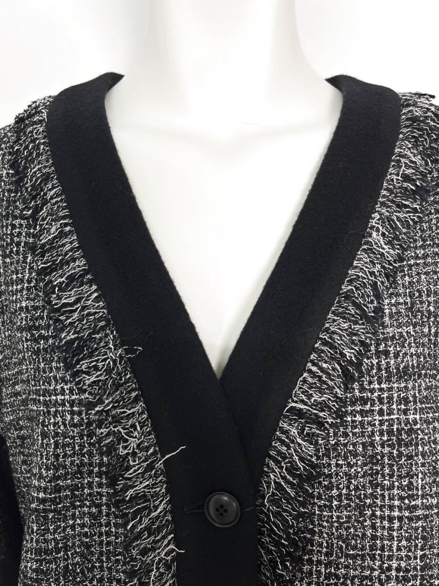画像4: モノトーンツイード　ブルゾン  (4)