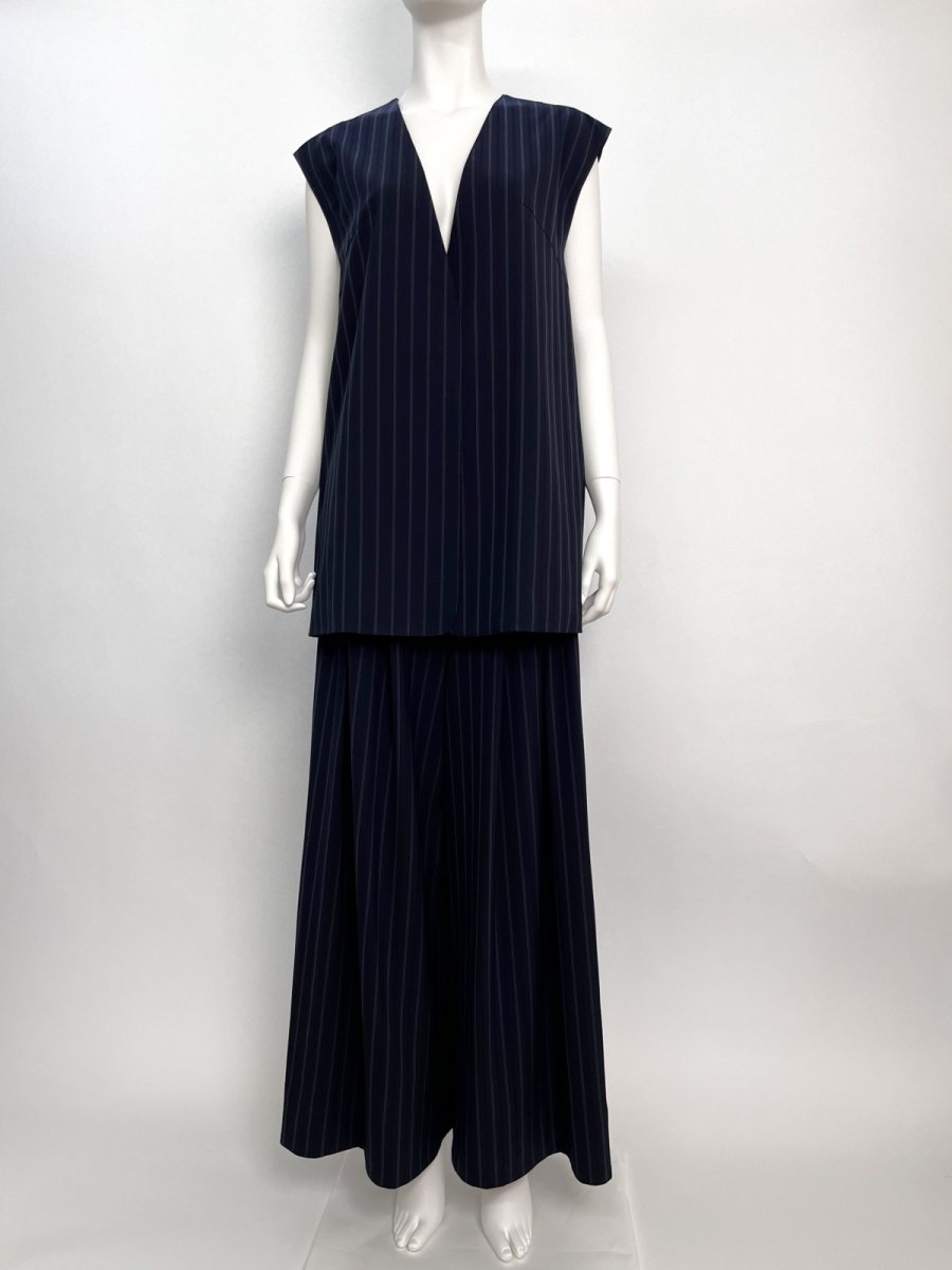 画像6: ストレッチストライプ　ジレ  (6)