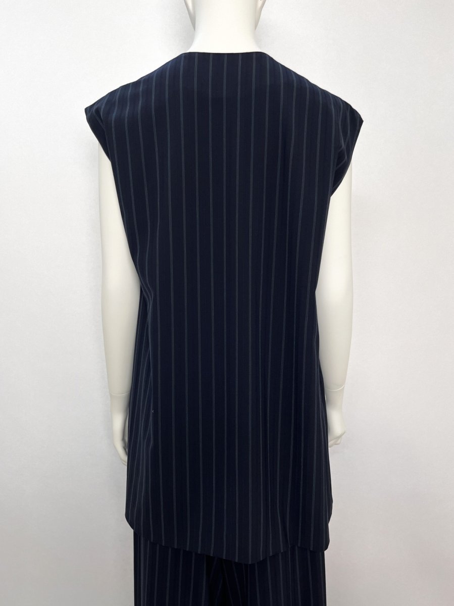 画像3: ストレッチストライプ　ジレ  (3)