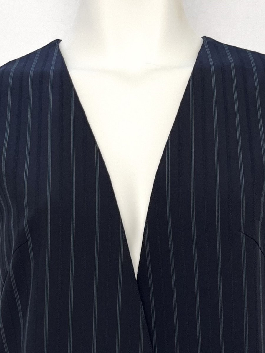 画像4: ストレッチストライプ　ジレ  (4)