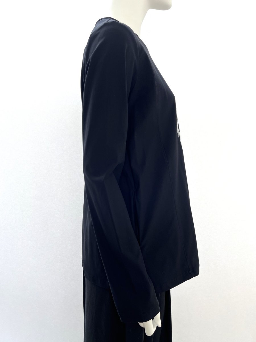 画像2: モイストハイテンション ロングステッチカットソー  (2)