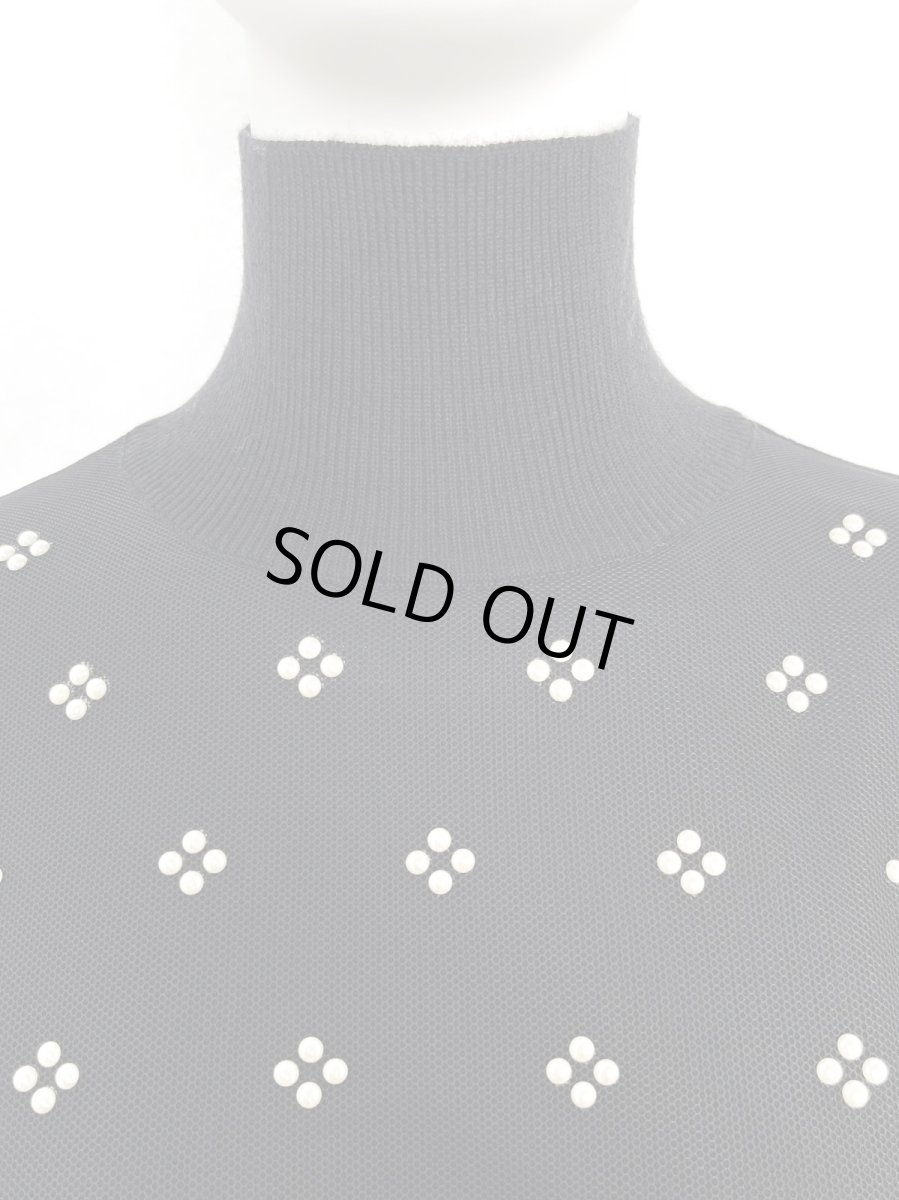 画像4: ジュエリーパールニット　チュニック  (4)