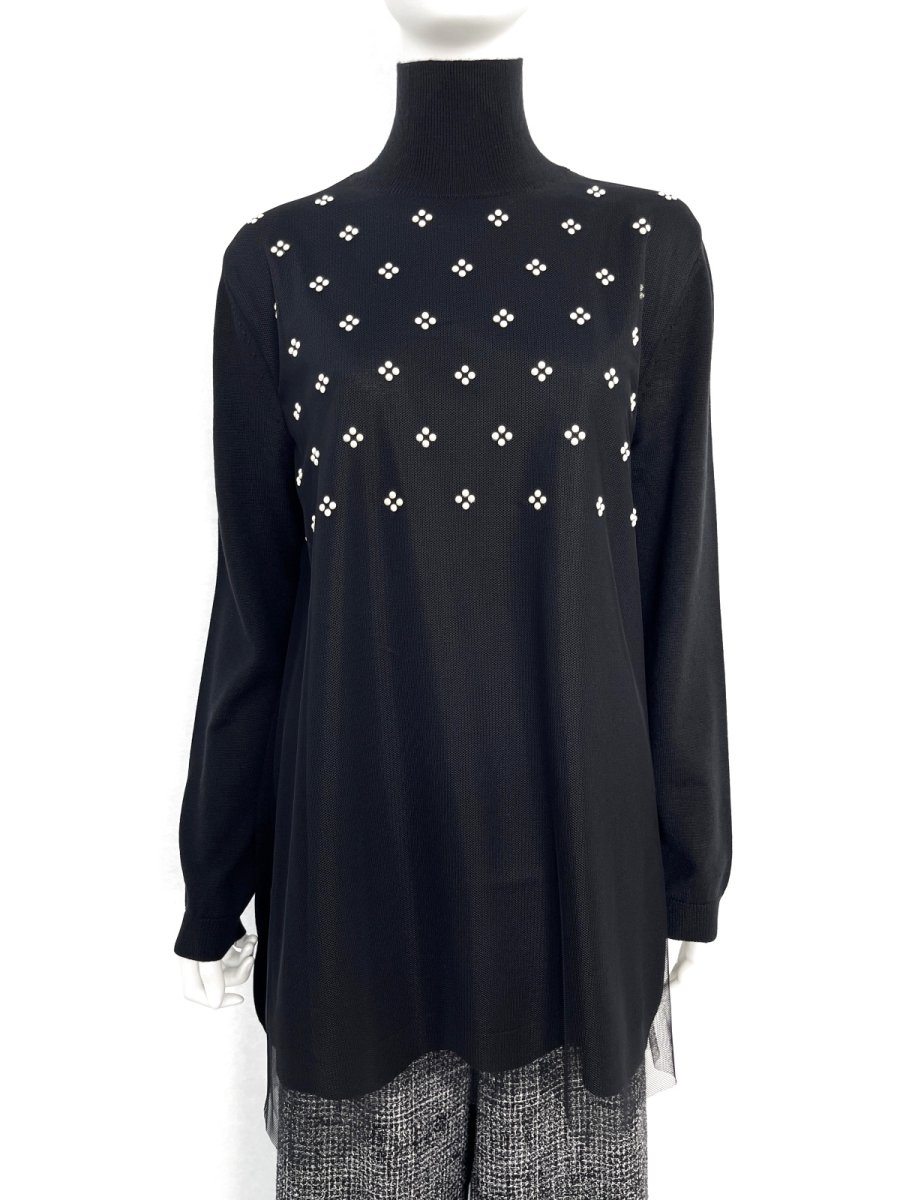 画像7: ジュエリーパールニット　チュニック  (7)