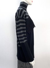 画像8: ミニョンレースニット ボーダー  (8)