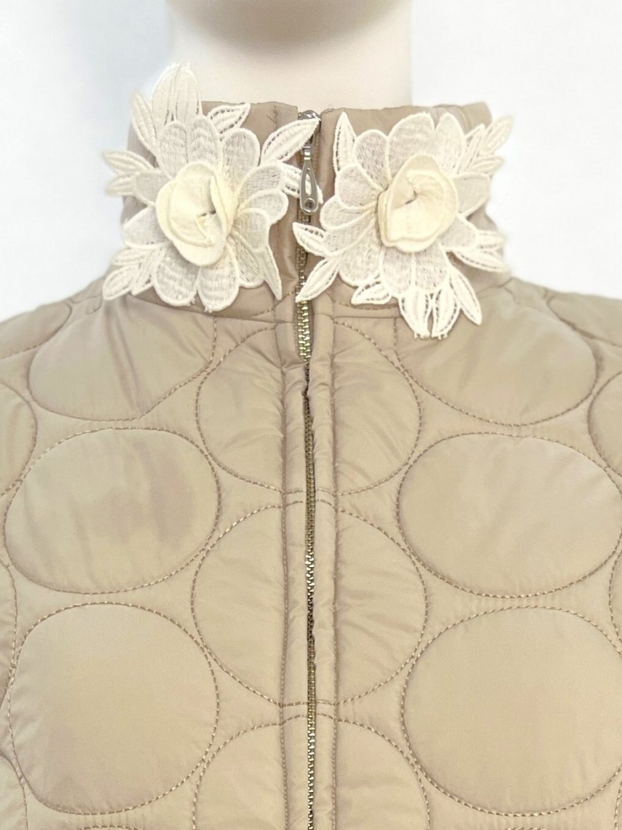 画像4: キルティングレース付ジャケット  (4)