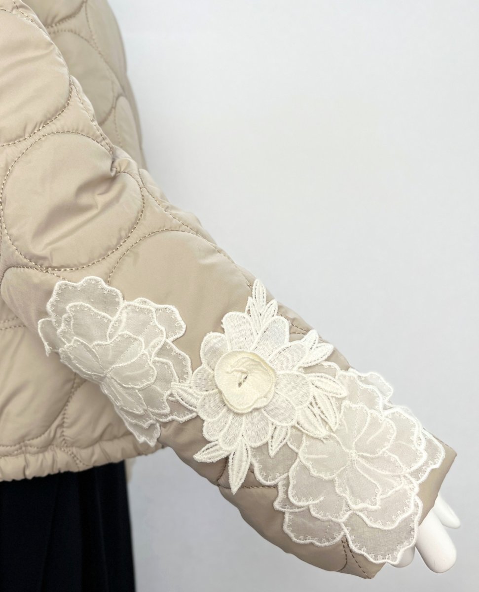 画像5: キルティングレース付ジャケット  (5)