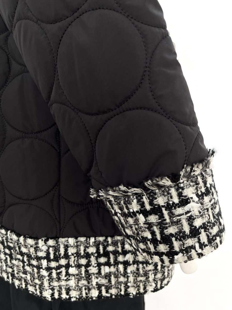画像15: コンビツイード　キルティングジャケット (15)