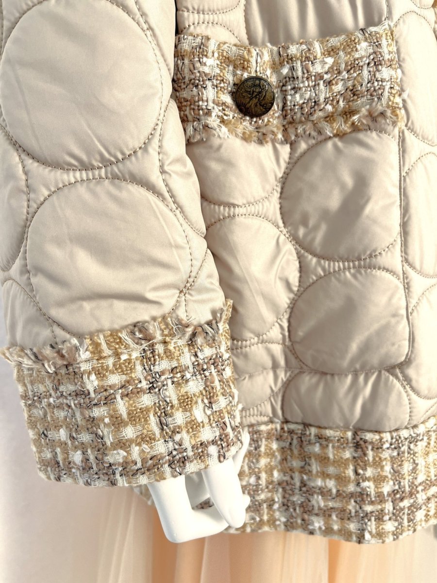 画像3: コンビツイード　キルティングジャケット (3)