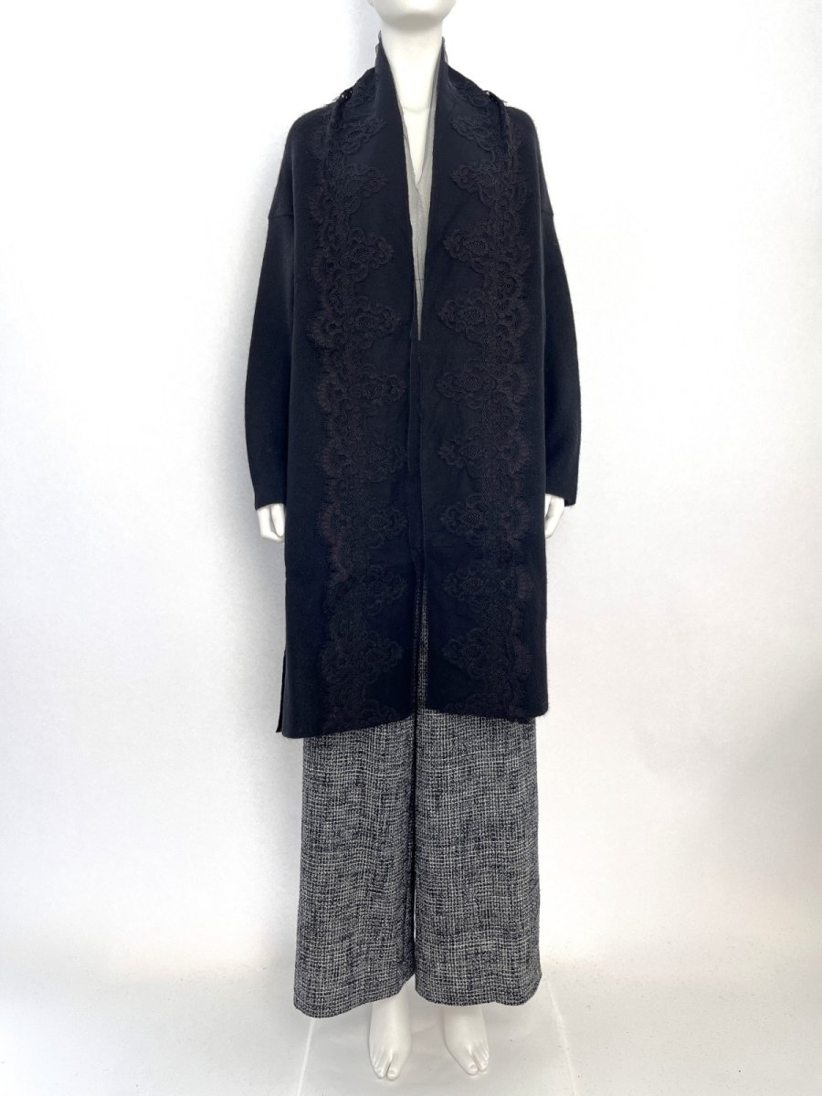 画像14: ミニョンレースニット ロングカーディガン  (14)