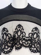 画像4: ミニョンレースニットチュニック  (4)