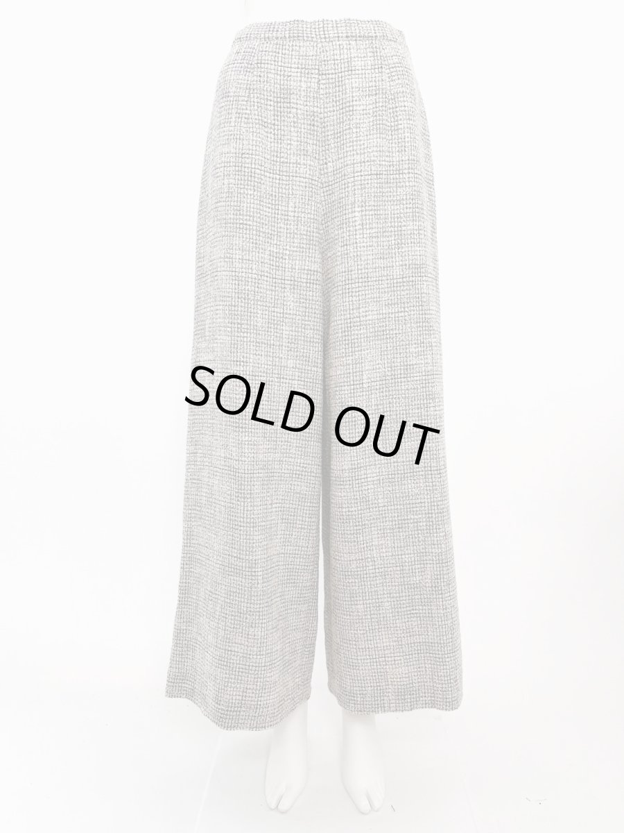 画像1: モノトーンツイード　パンツ  (1)