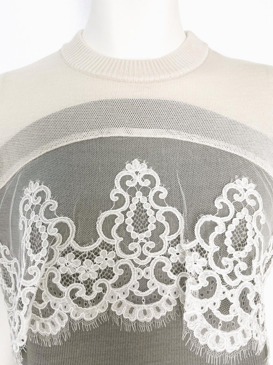 画像9: ミニョンレースニットチュニック  (9)