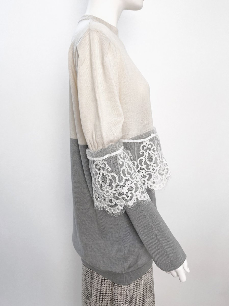 画像2: ミニョンレースニット  (2)