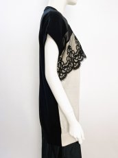 画像2: ミニョンレースニットチュニック  (2)