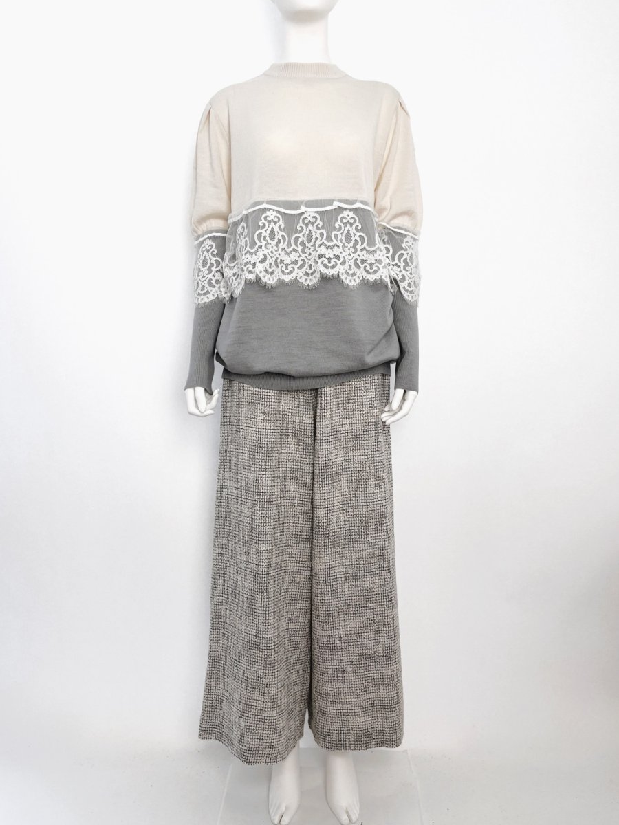 画像5: ミニョンレースニット  (5)