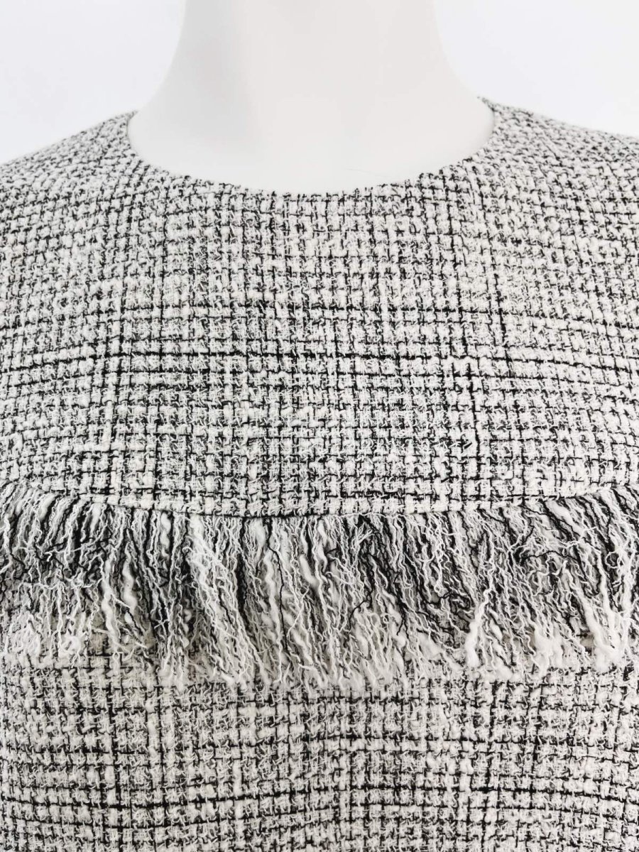 画像4: モノトーンツイード ワンピース  (4)