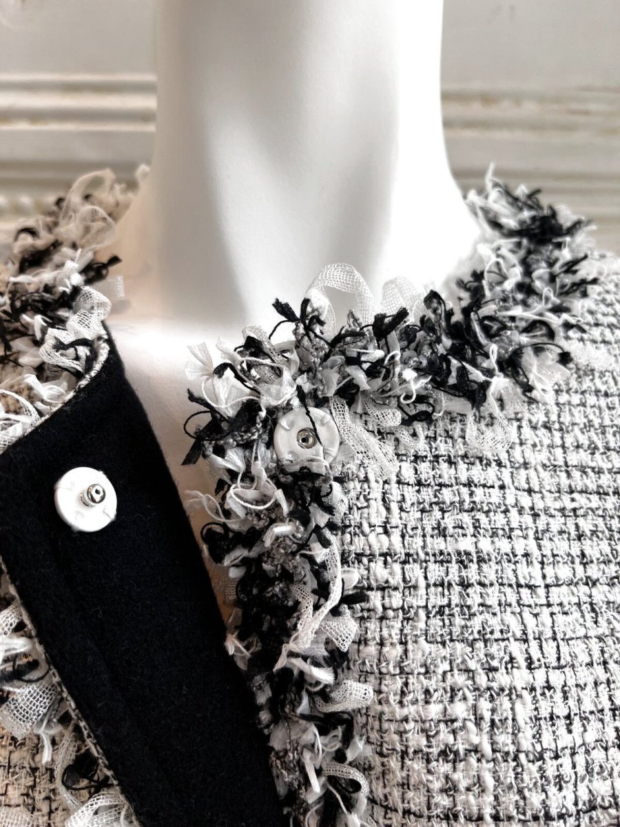 画像3: モノトーンツイード ジャケット  (3)