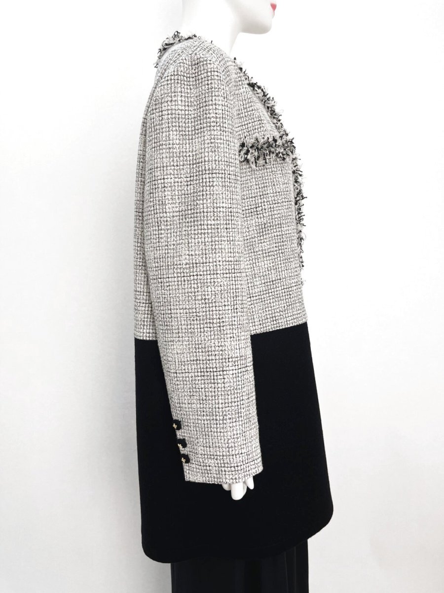 画像2: モノトーンツイード ジャケット  (2)