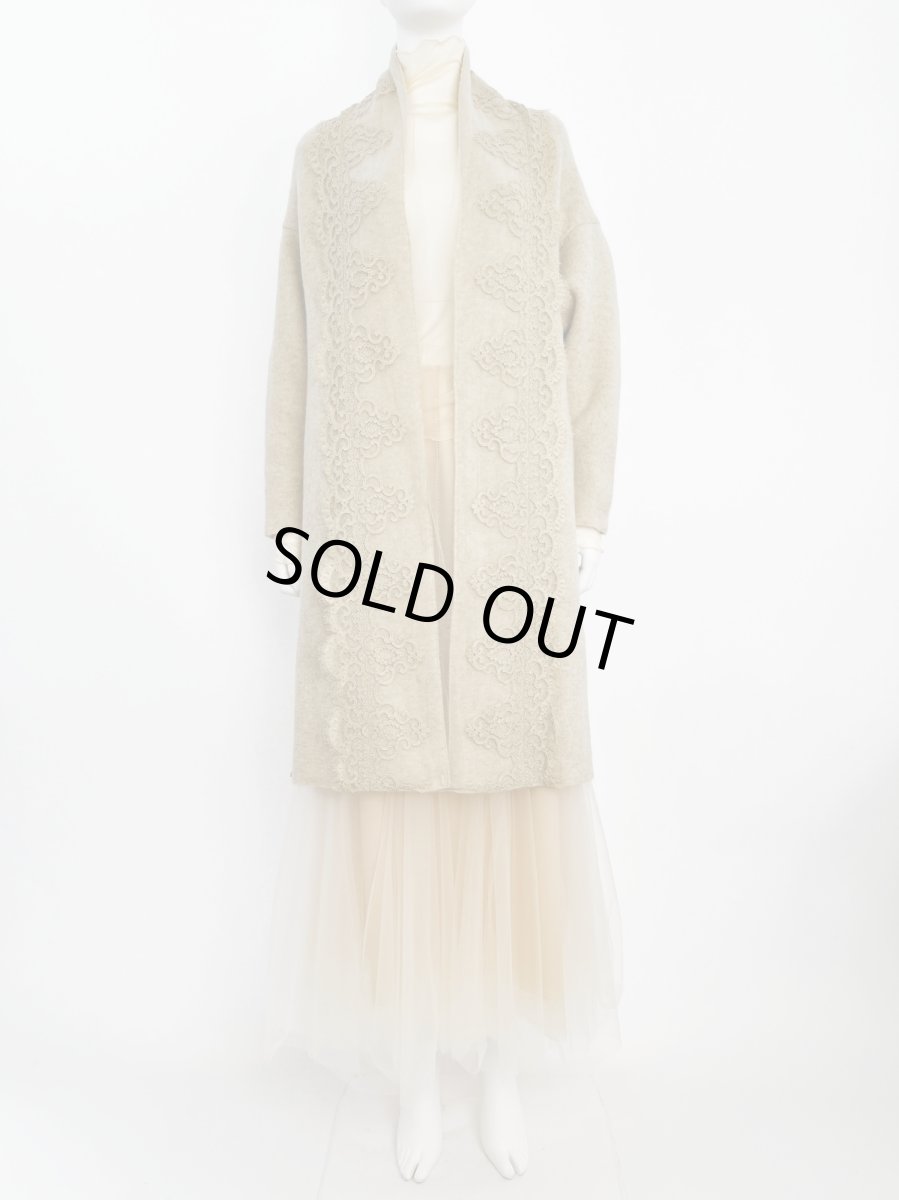 画像13: ミニョンレースニット ロングカーディガン  (13)