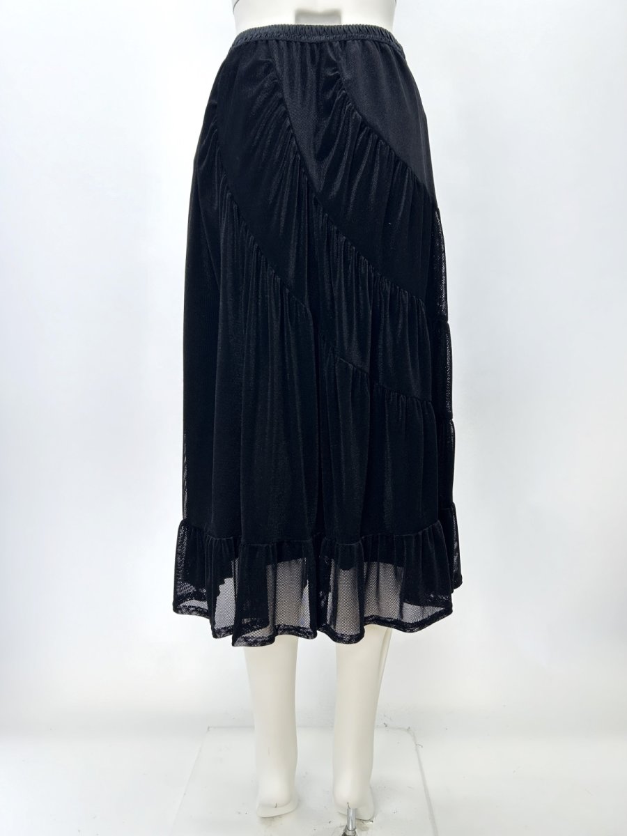 画像3: ベロアメッシュ　スカート  (3)