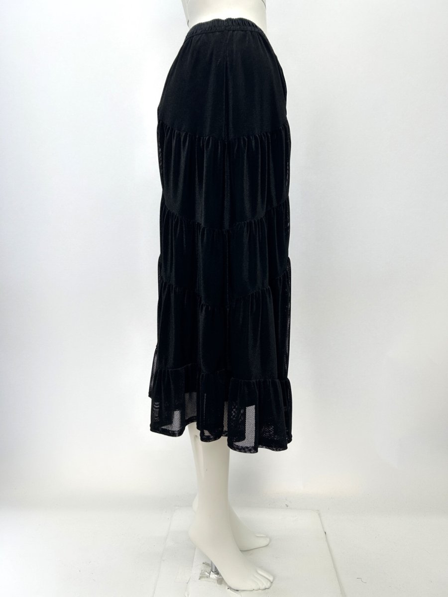 画像2: ベロアメッシュ　スカート  (2)