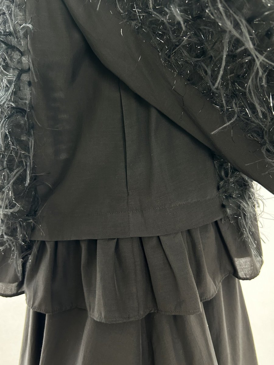 画像6: ノアールフリンジ　ブラウスジャケット  (6)