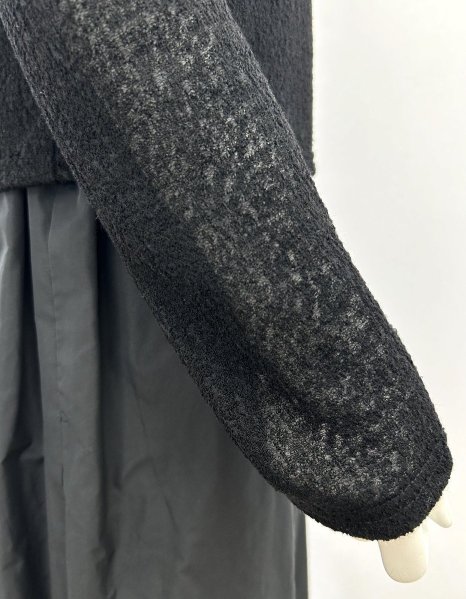 画像6: ムースジャガード　パフスリーブカットソー  (6)