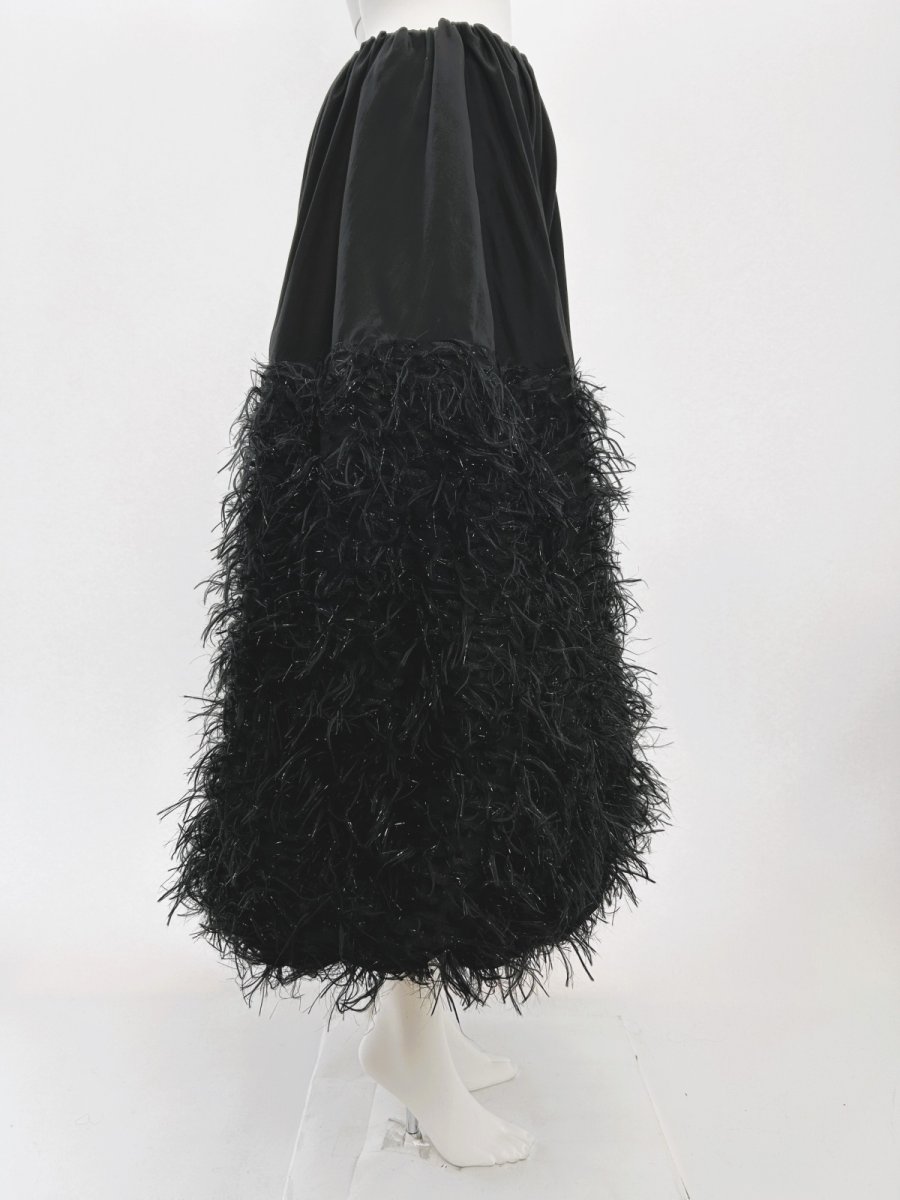 画像2: ノアールフリンジ　スカート  (2)