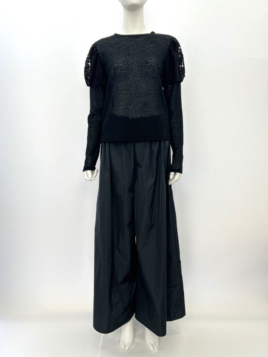 画像7: ムースジャガード　パフスリーブカットソー  (7)