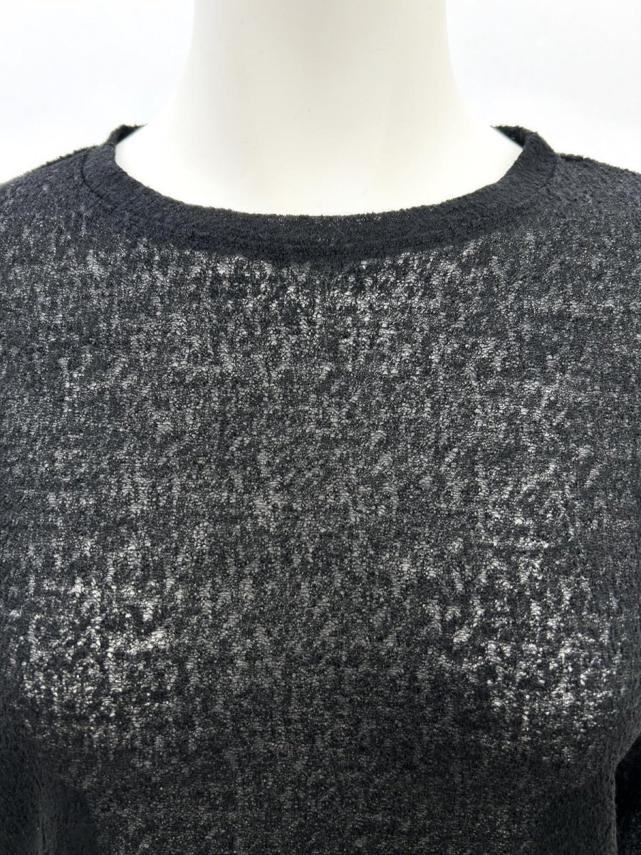 画像4: ムースジャガード　パフスリーブカットソー  (4)