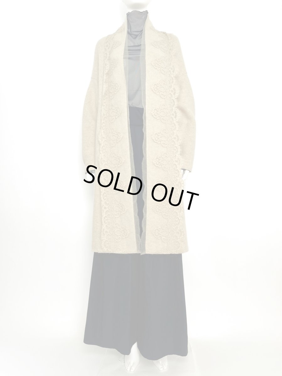 画像14: ミニョンレースニット ロングカーディガン  (14)