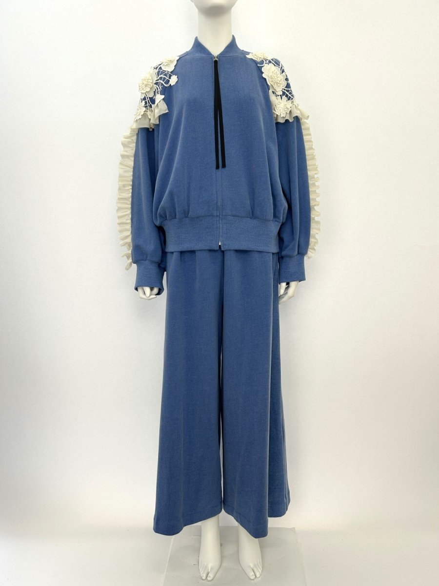 画像7: レトロデニム裏毛　ブルゾン  (7)