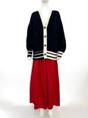 画像14: ミックスケーブルニット カーディガン (14)