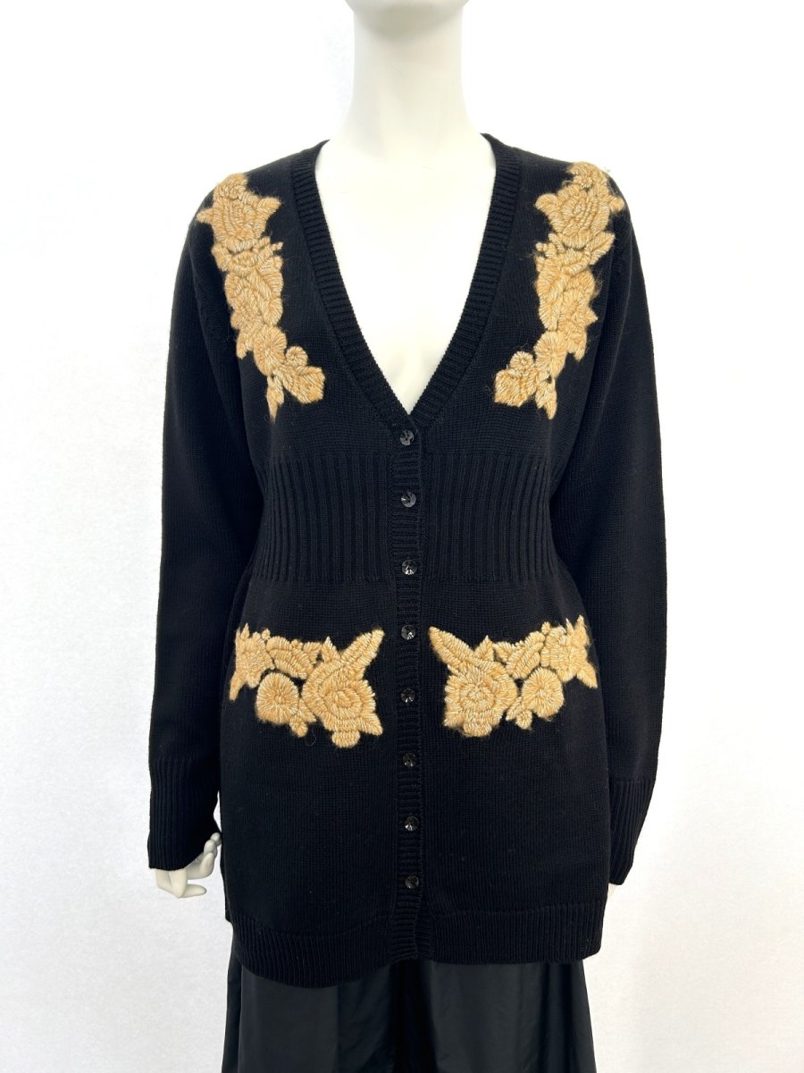 画像11: エンブロイダリーニット ロングカーディガン  (11)