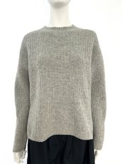 画像2: ミックスケーブルニット フード付き (2)