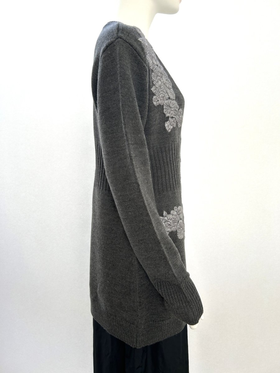 画像6: エンブロイダリーニット ロングカーディガン  (6)