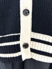 画像11: ミックスケーブルニット カーディガン (11)