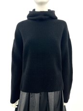 画像13: ミックスケーブルニット フード付き (13)